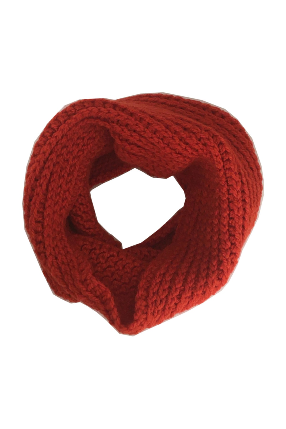 Pafuli El Örgüsü Tren Yolu Boyunluk Turuncu