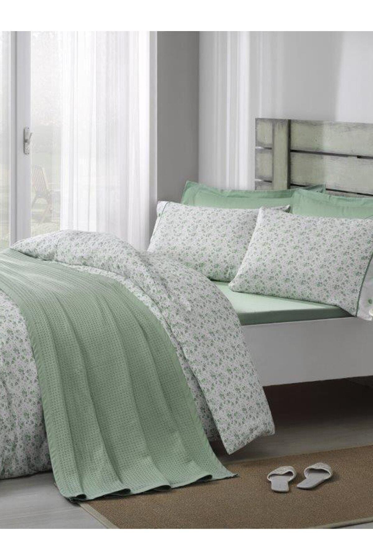 Ozdilek Pikeli Nevresim Takimi Tek Kisilik Yesil Fiyati Yorumlari Trendyol