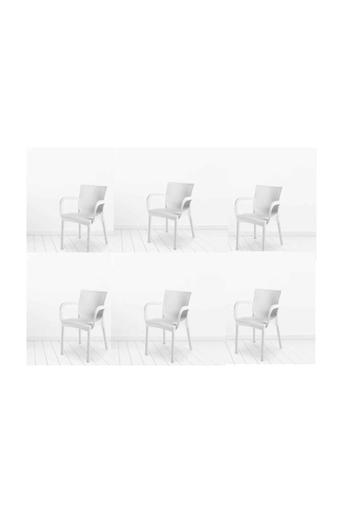comfort time orkide ct014 bahce balkon rattan 6 sandalye 6 minder fiyati yorumlari trendyol