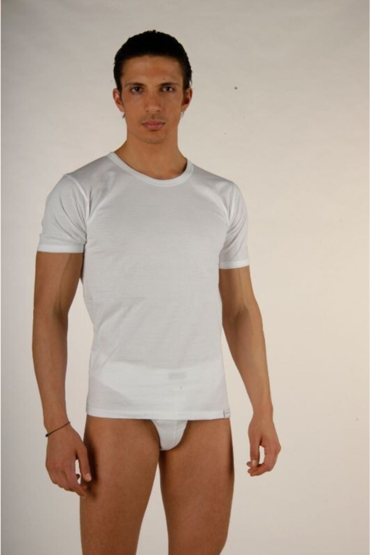 NEHİRİN Beyaz Erkek Kollu Fanila