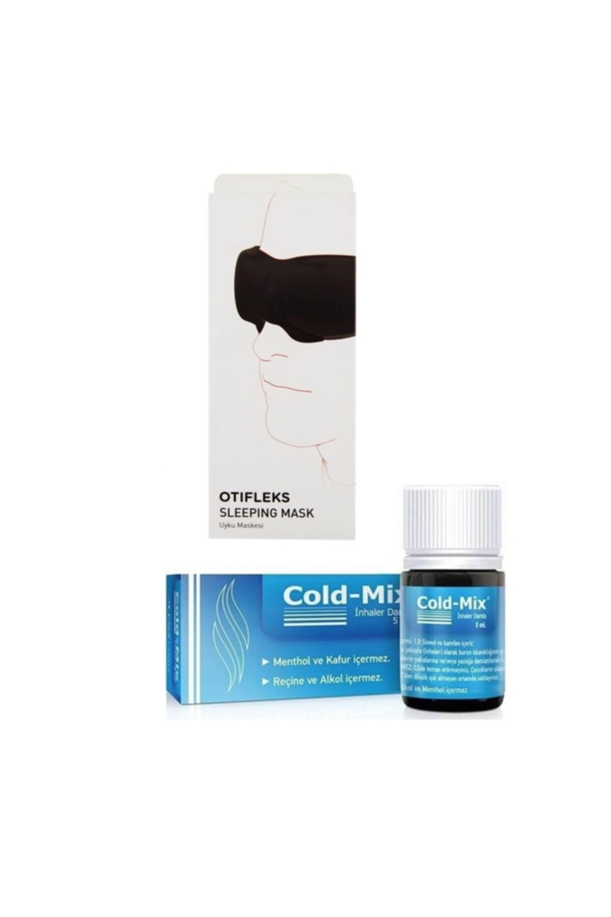 ColdMix Inhaler Damla 5 ml ( Rahatlatıcı Damla) + Ayarlanabilir Uyku Maskesi