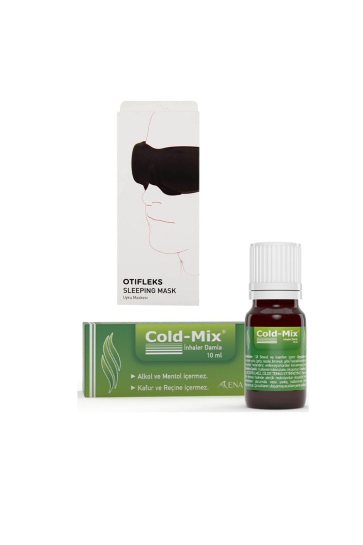 ColdMix Inhaler Damla 10 Ml ( Rahatlatıcı Damla) + Ayarlanabilir 3d Uyku Maskesi