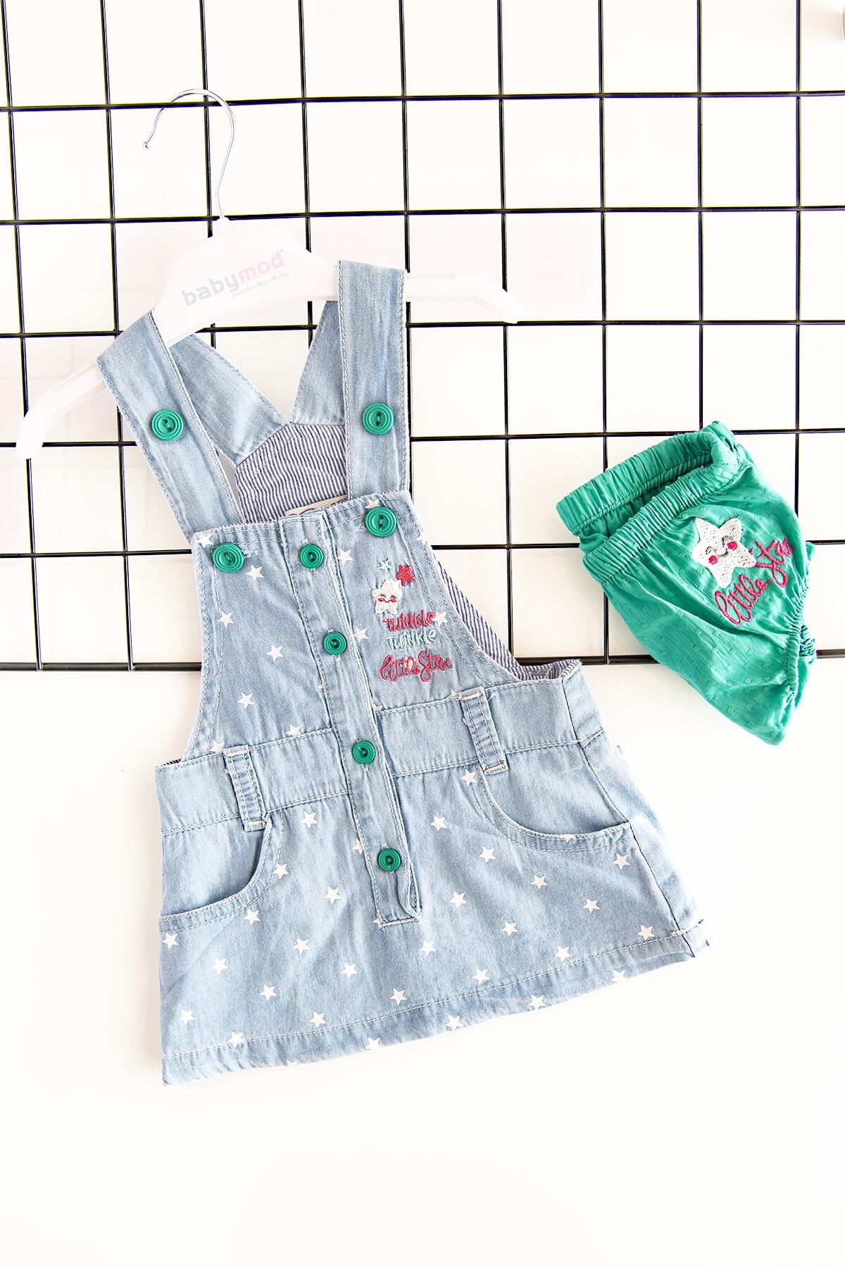 Babymod Bebek Kot Salopet Jile Kot Elbise Layette