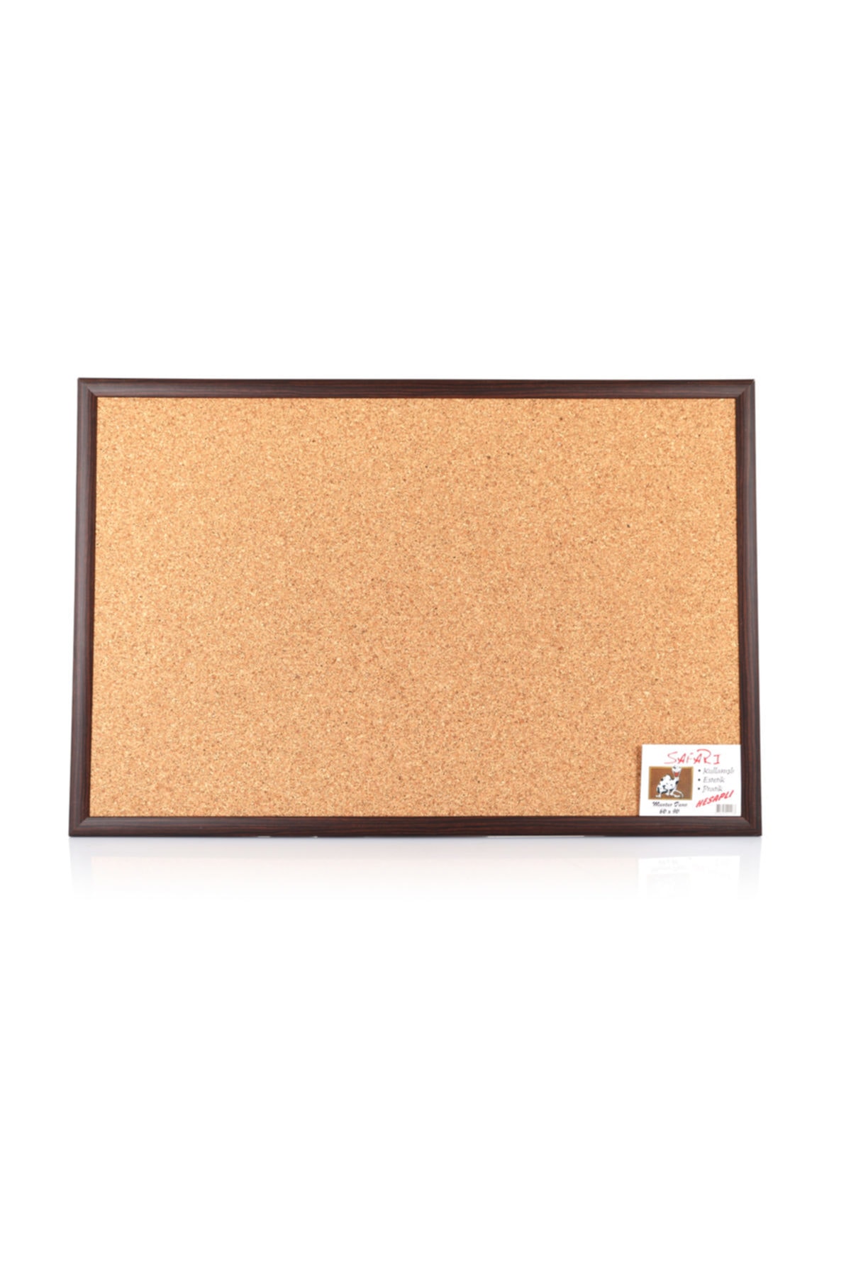 Safari Mantar Pano Mdf Çerçeve Ve Ceviz Renk 60 x 200