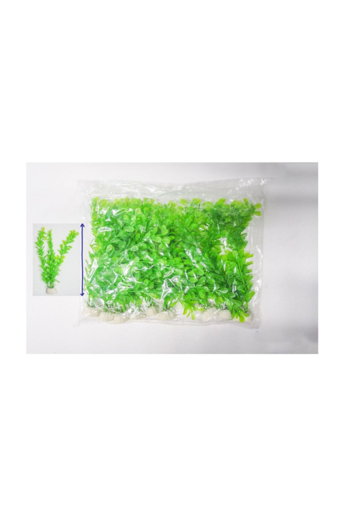 Natural Coral 10lu Yapay Akvaryum Bitkisi Dekoru 1100 18 Cm