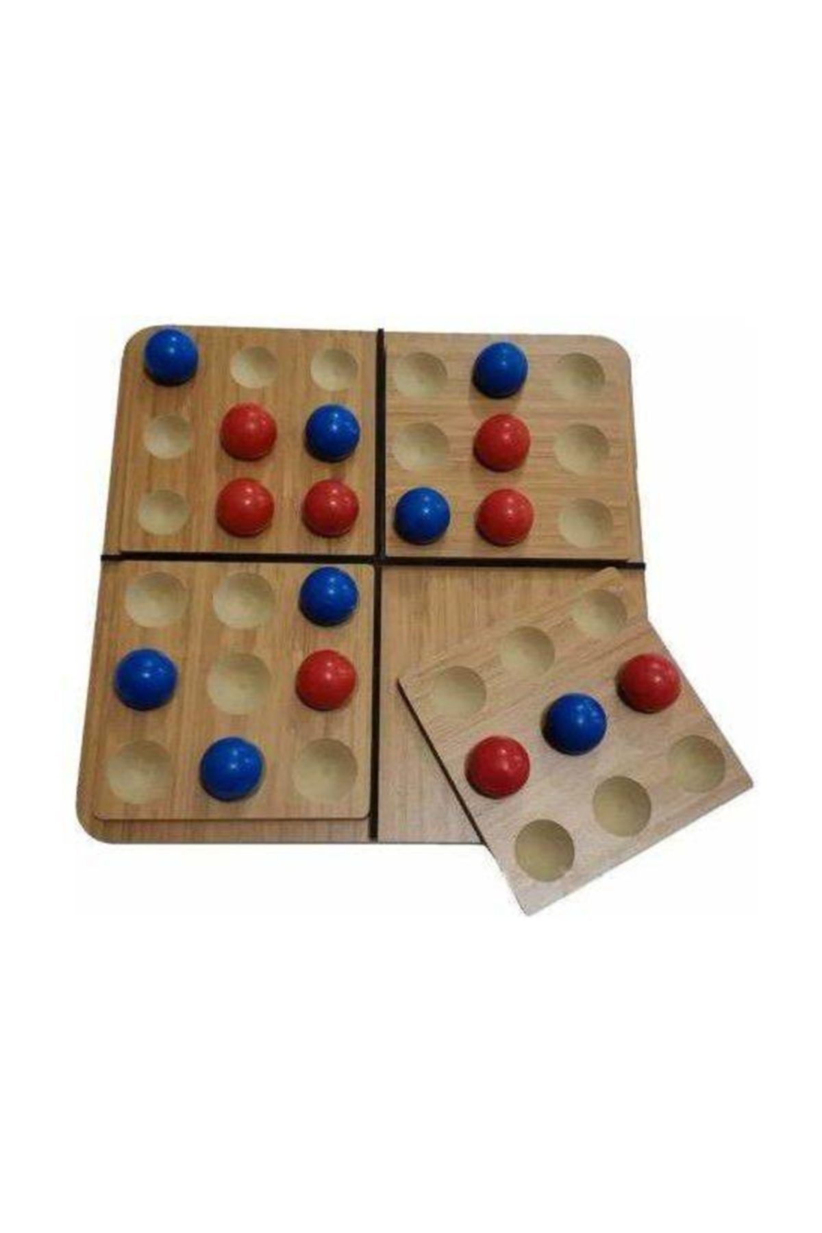 Elif İş Eğitim Ahşap Strateji Oyunu 5 Nokta Othello Taktik Zeka Oyunu