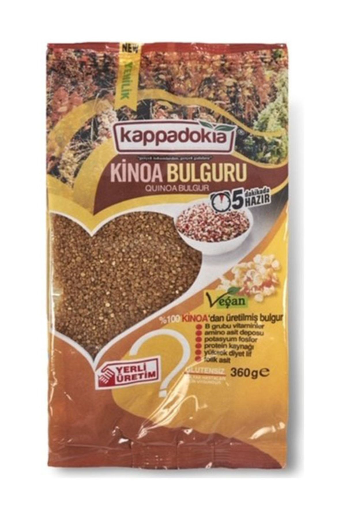 KAPPADOKİA Kinoa Bulguru 360 Gr