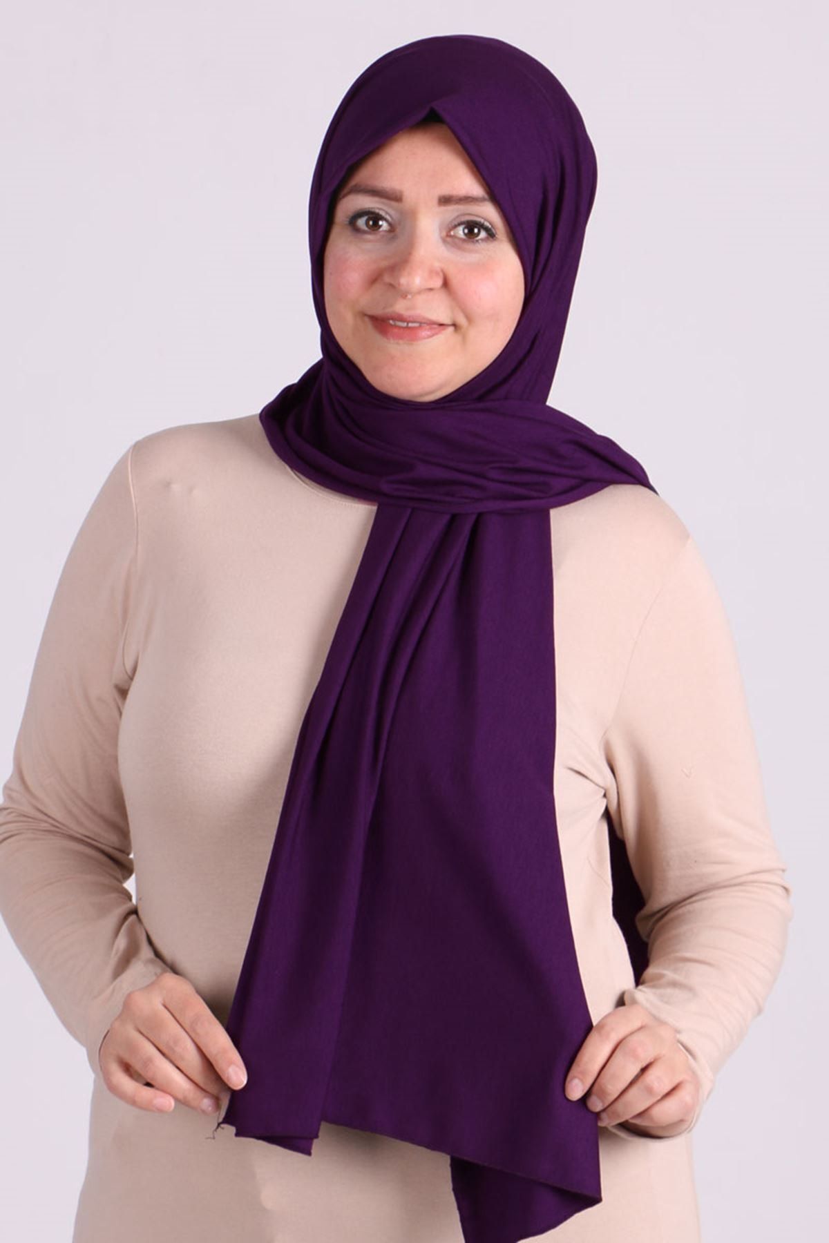 eslamood 503 Penye Şal - Mor-1