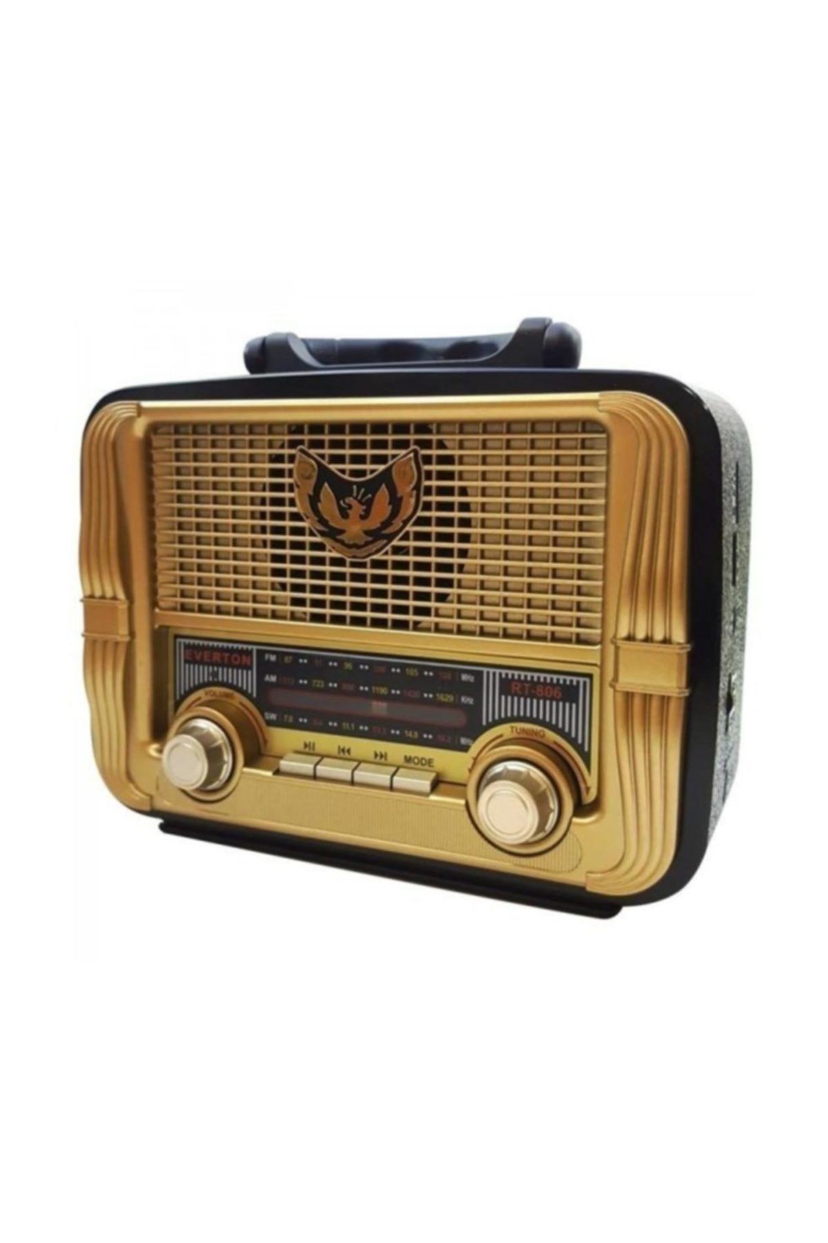 ataşbey Nostaljik Bluetoothlu Müzik Kutusu, Radyo, Usb, Sd,aux, Mp3 Player Rt-806