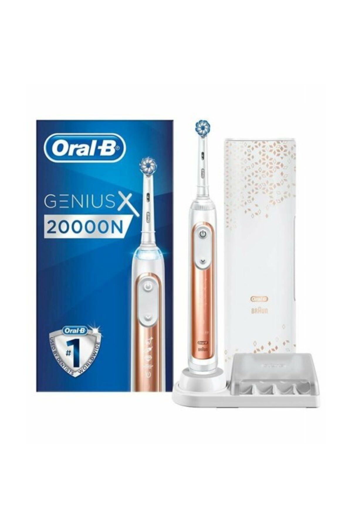 OralB Genius 20000 Luxe Edition Anthracite Rose Gold Şarj Edilebilir Diş Fırçası