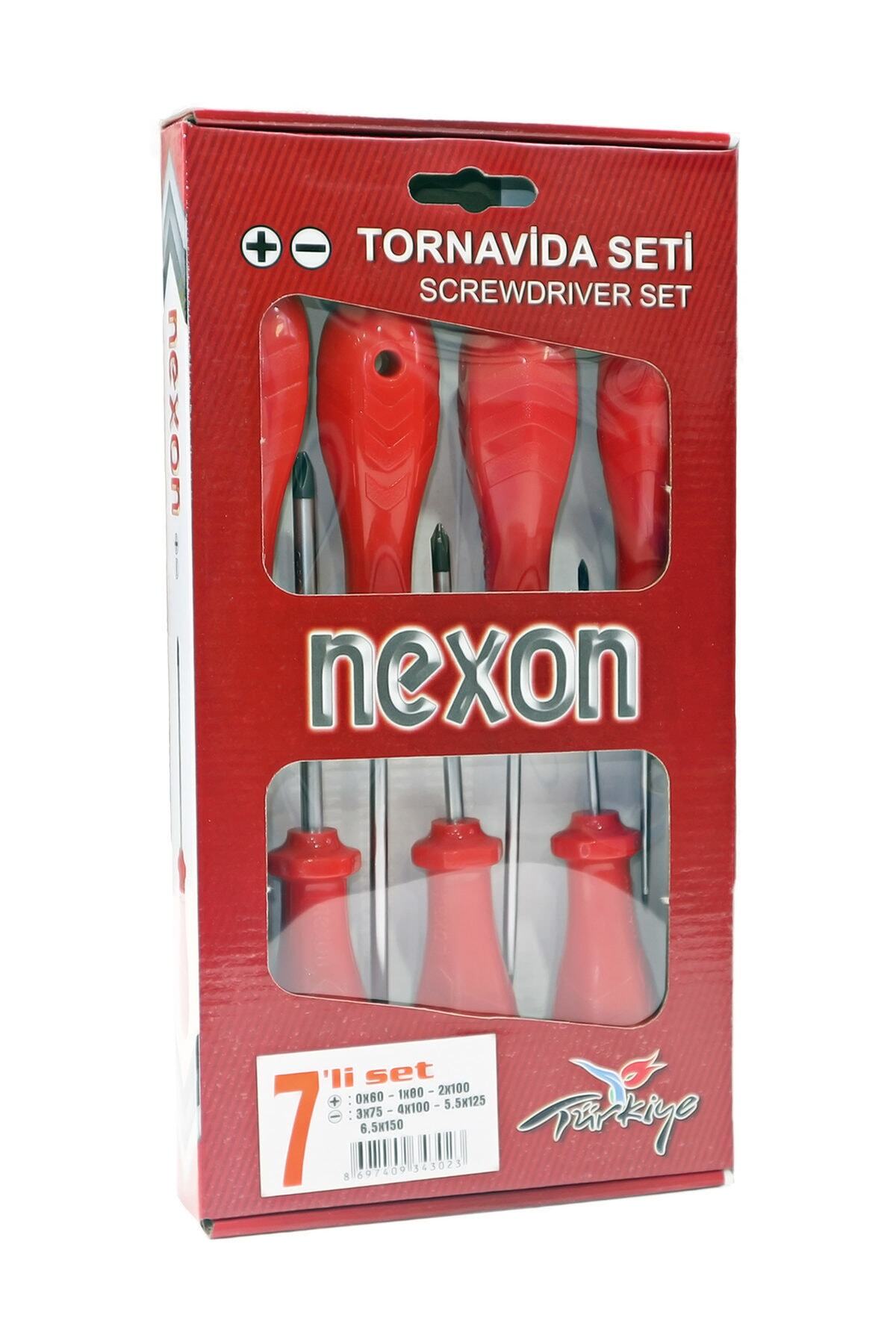Nexon 7 Parça Tornavida Takımı (Yerli Üretim)