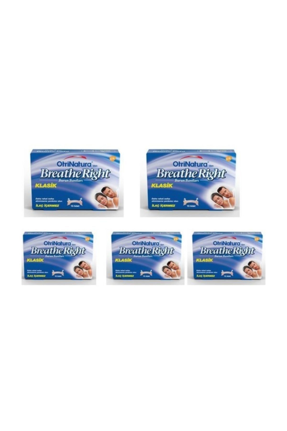Breathe Right Klasik Burun Bantı 10 Lu Kutu 5 Adet