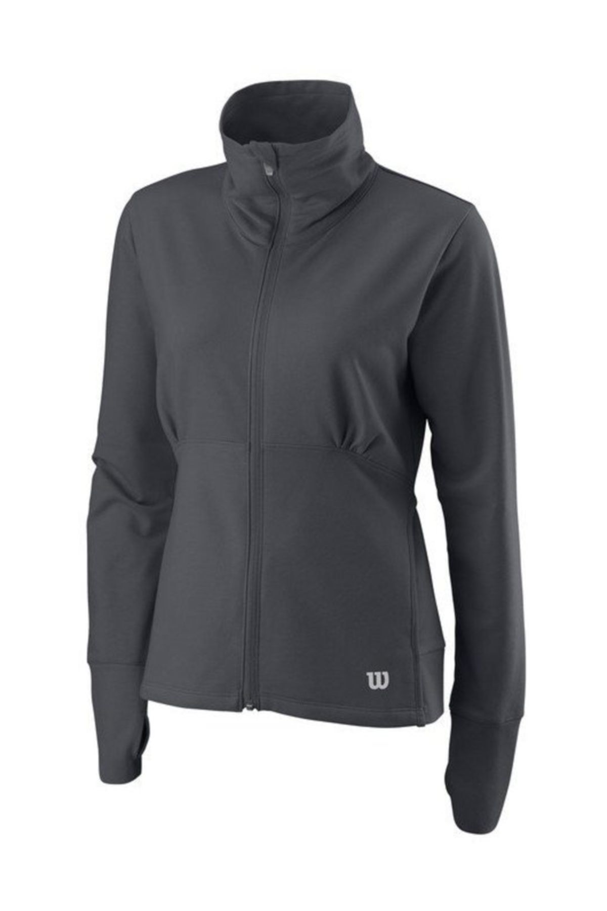 Wilson Knit Dk Gri Kadın Tenis Ceketi Wra723605