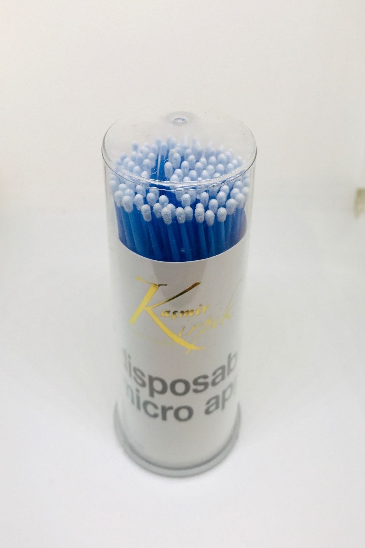 KAŞMİR KİRPİK Kaşmir, Ipek Kirpik, Kalıcı Makyaj Için Microbrush Kirpik Fırçası 100 Adet
