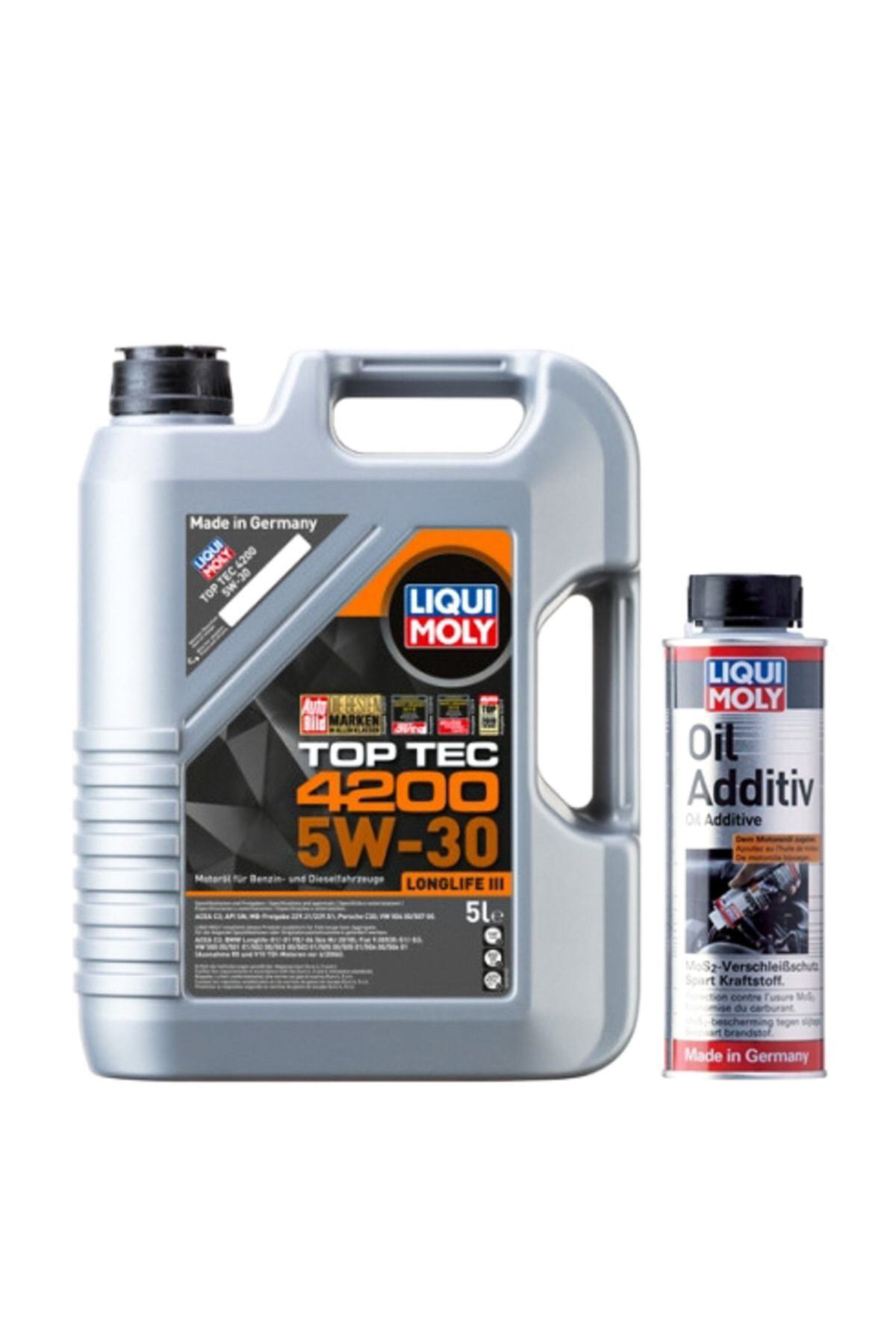 liqui moly liqui moly 5w30 motor yagi tam sentetik top tec 4200 5 l mos2 yag katkisi 200 ml fiyati yorumlari trendyol