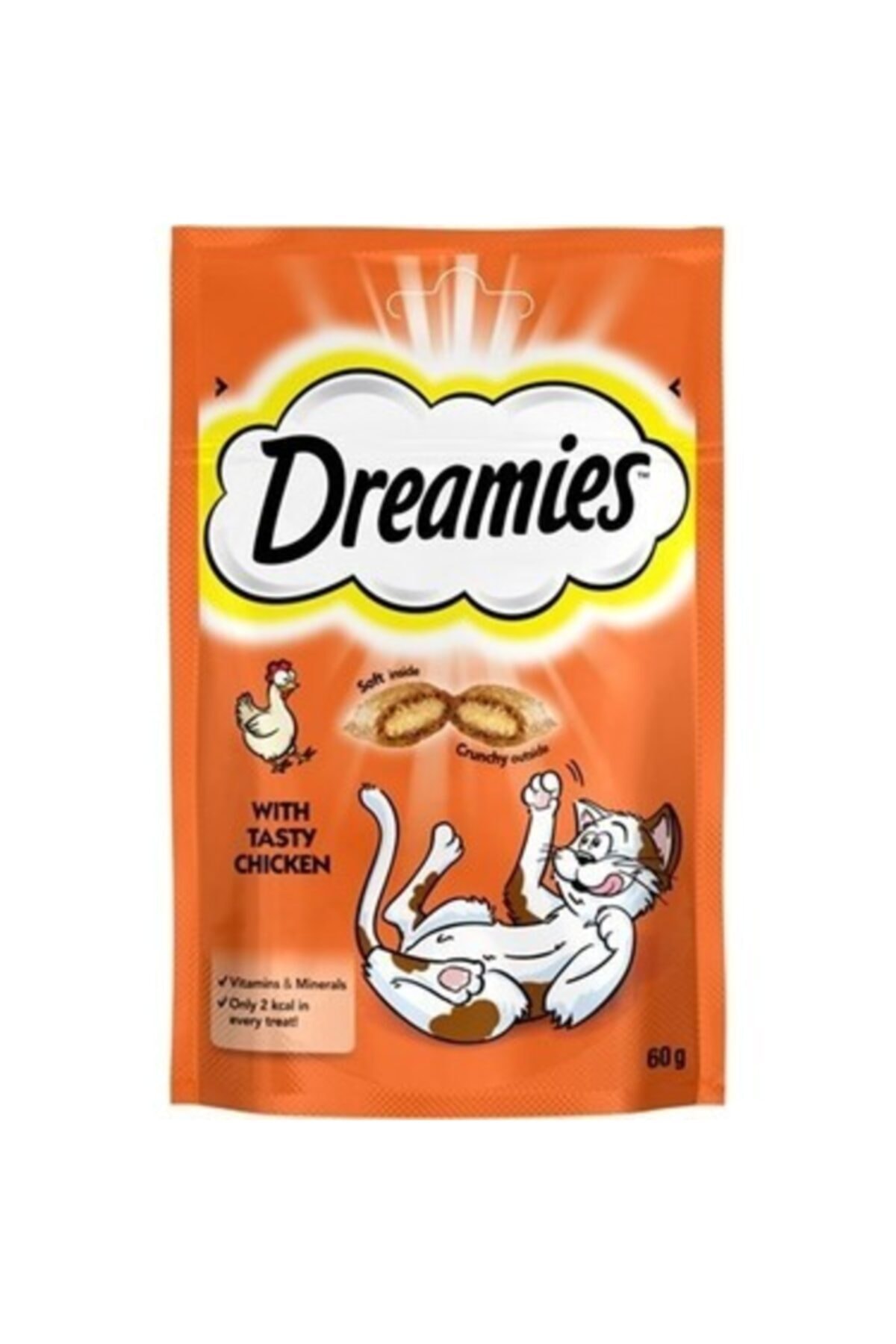 Dreamies Tavuklu Kedi Ödül Maması 60 gr 2 Li