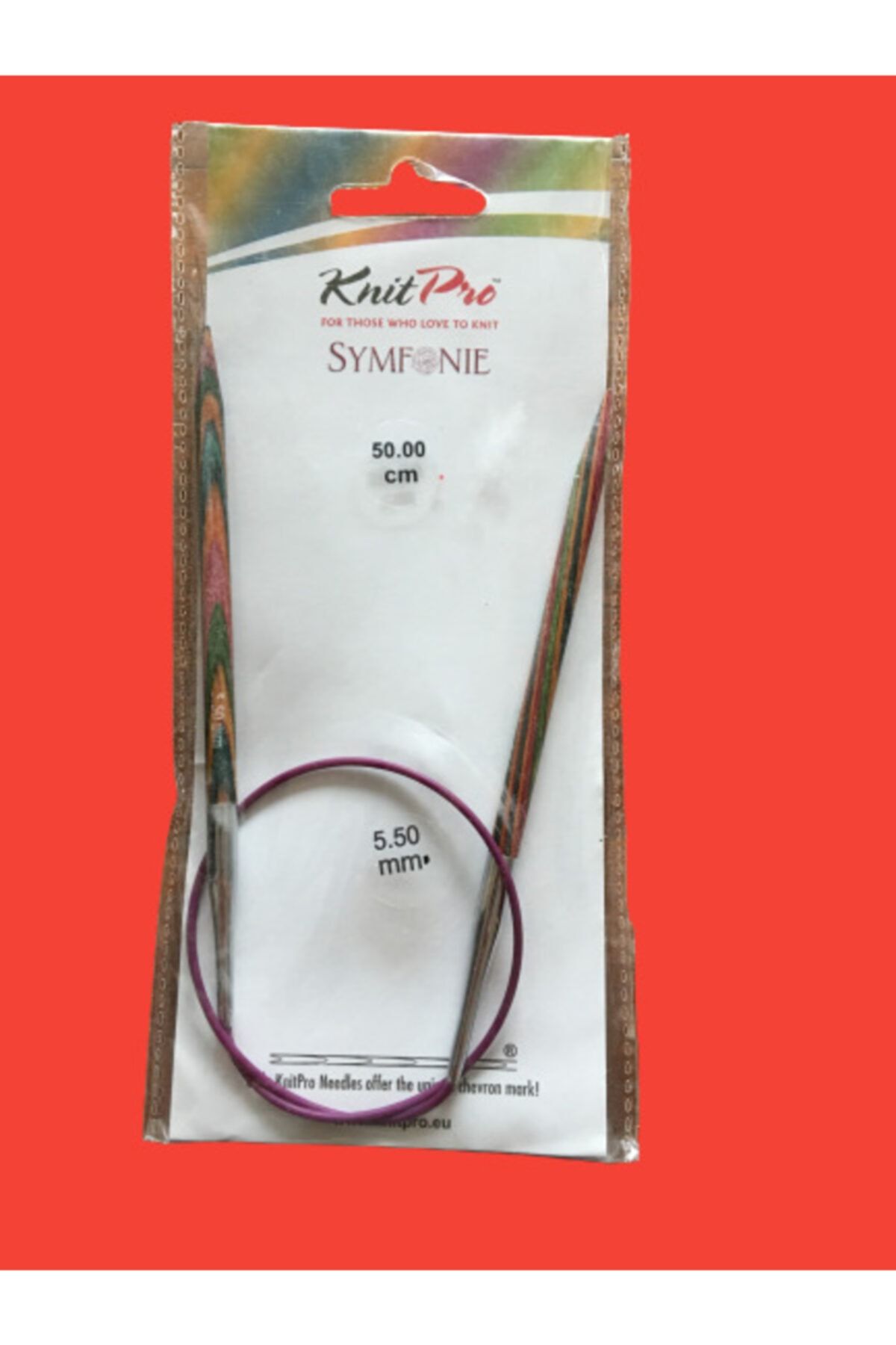 KnitPro Symfonie 5,5 Mm 50 Cm Misinalı Şiş