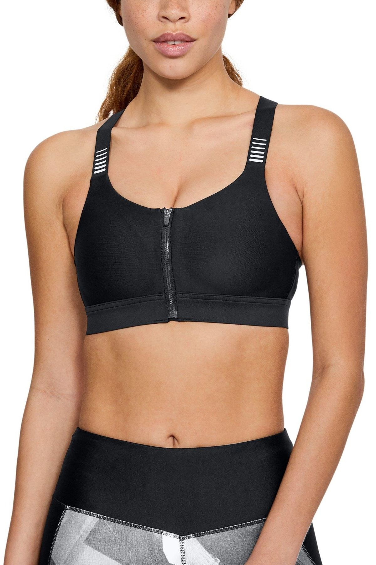 Under Armour Kadın Spor Sütyeni - UA VANISH High Zip Bra - 1307227-001