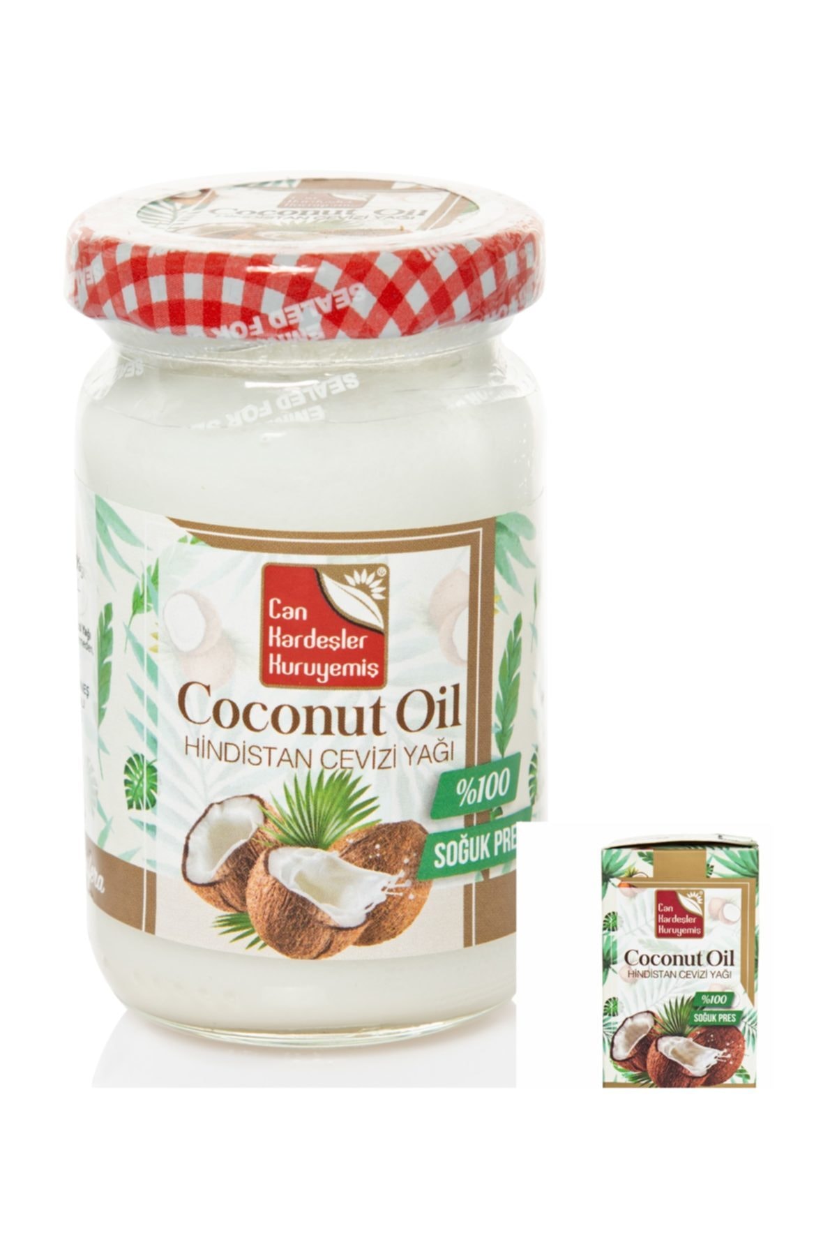 Cankardeşler Can Kardeşler Hindistan Cevizi Yağı Soğuk Sıkım Doğal Naturel Coconutoil 300 Gr
