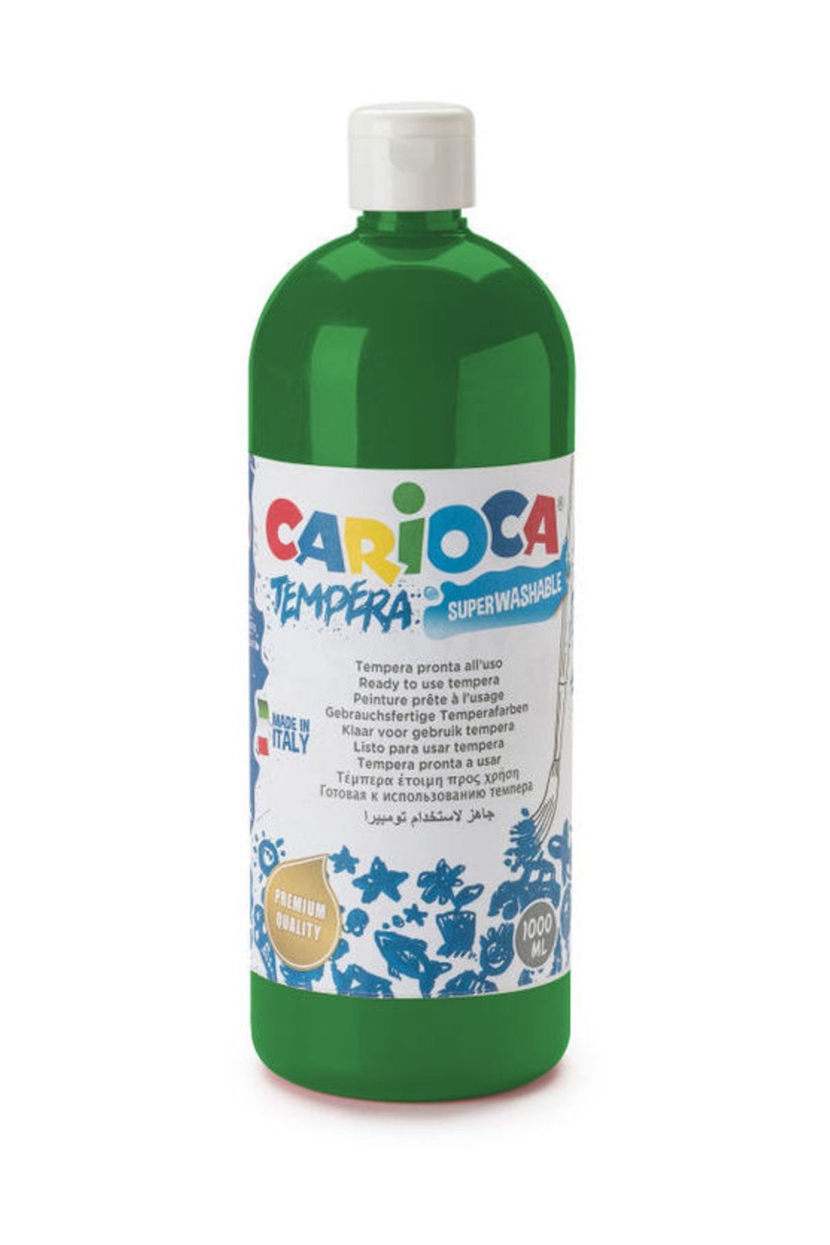 CARIOCA Carioca Tempera Yıkanabilir Poster Boya 1000 ml. KOYU YEŞİL