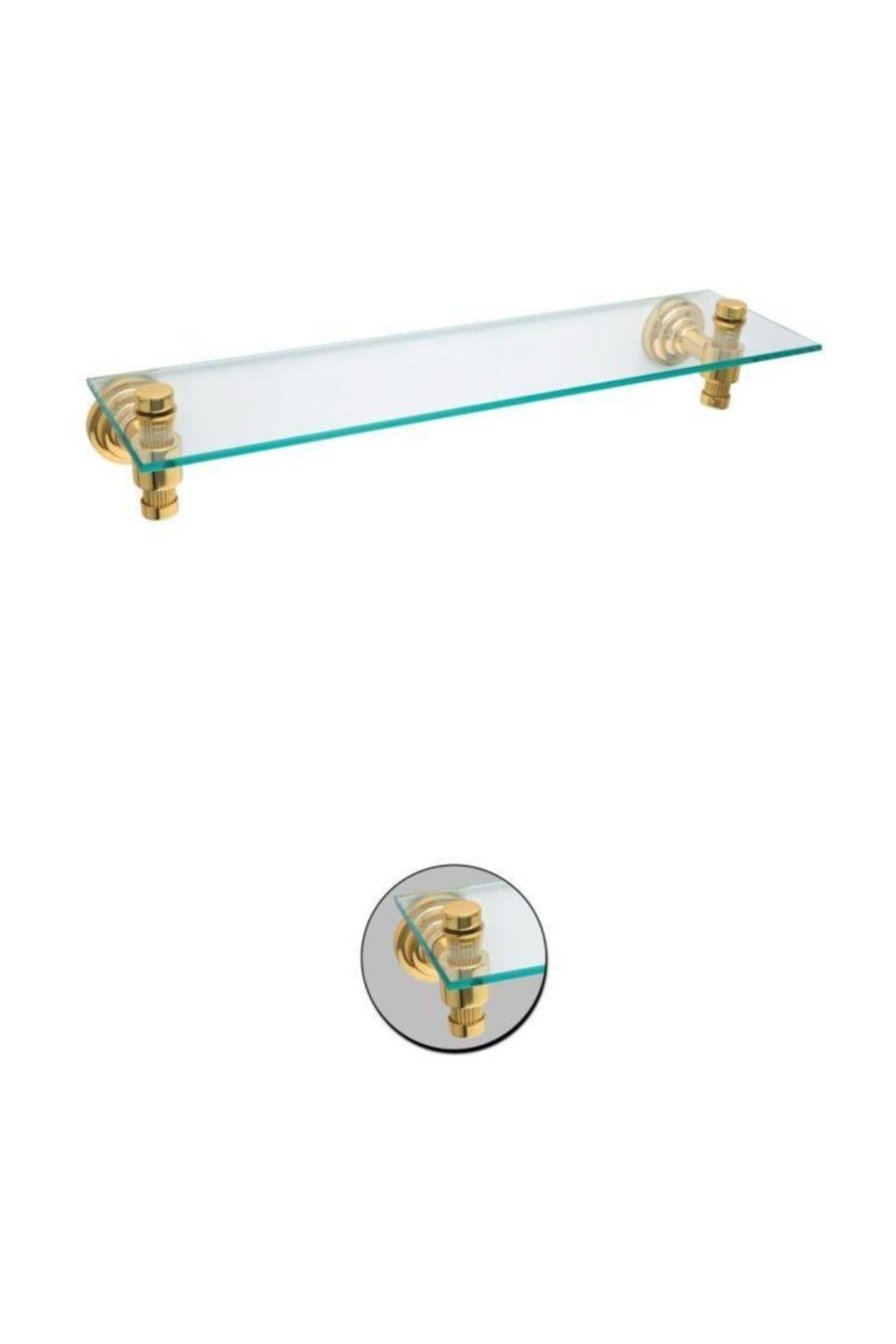 Maya Line Pvd Gold Cam Etejer 50cm %100 Pirinç
