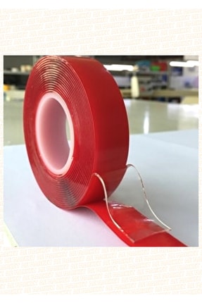 Silikonlu Çift Taraflı Montaj Bandı - Güçlü Yapıştırıcı - Şeffaf Silikon Bant 18mm X 2mt Image 2