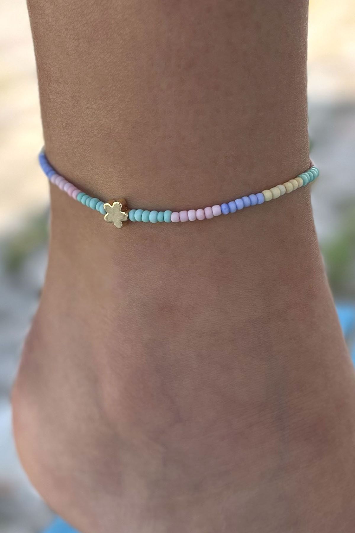 Colorful anklet shop