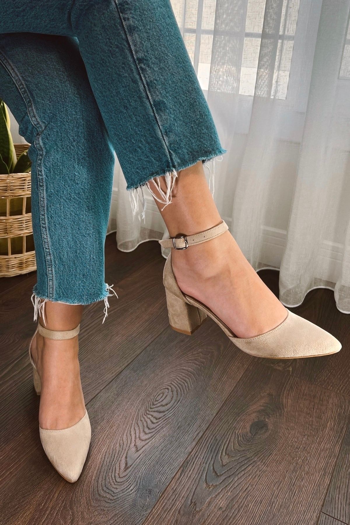 Comfortable beige heels online