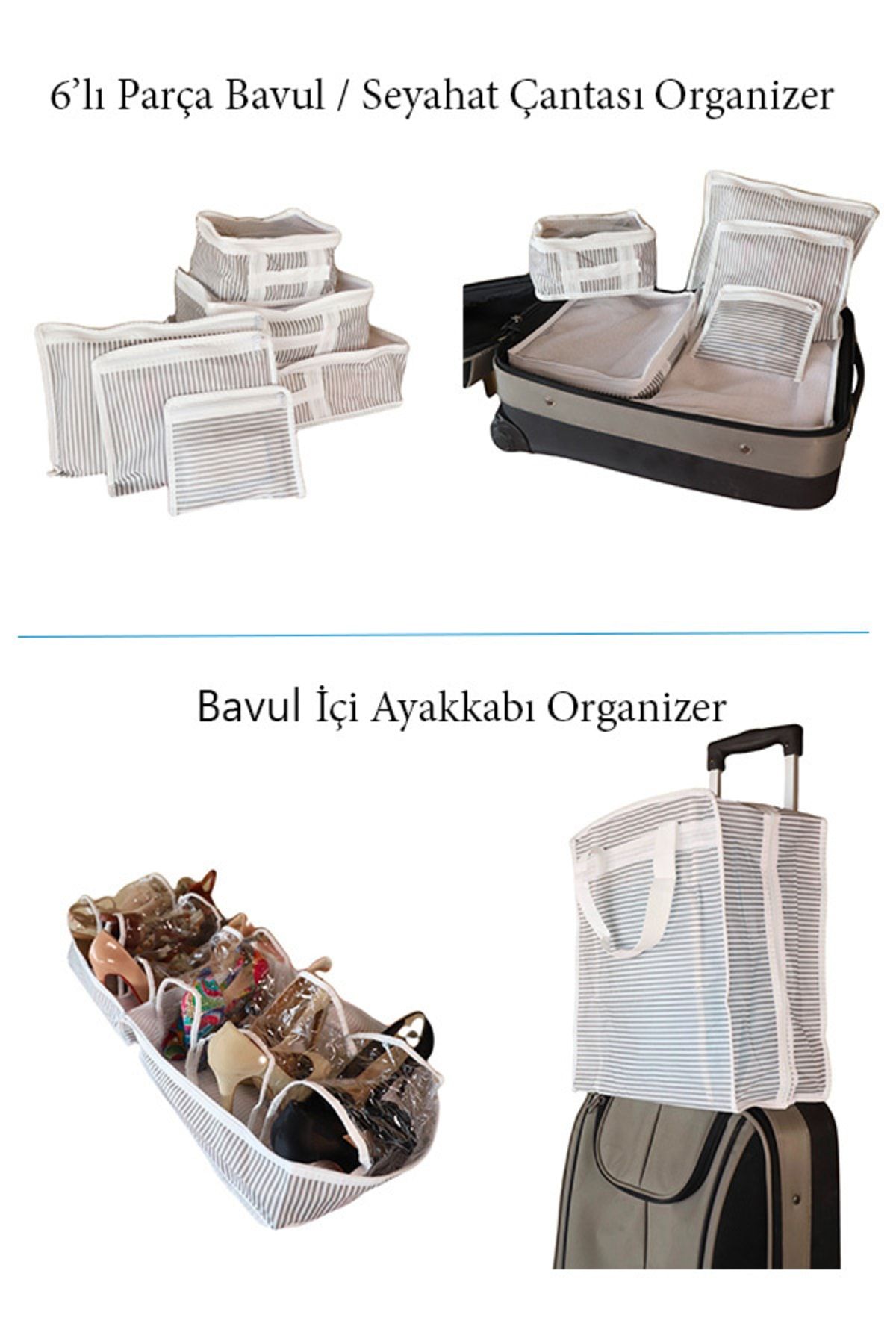 Suitcase with shoe online storage