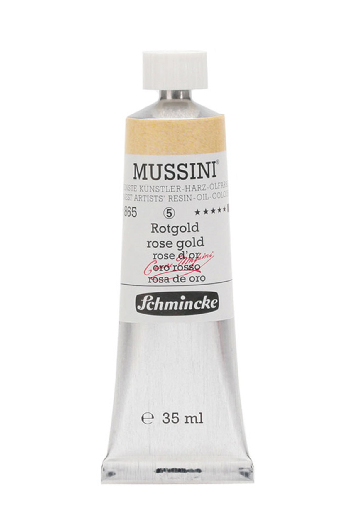 Schmincke Mussini Yağlı Boya 35ml. Seri 5 N:865 Rose Gold 192425