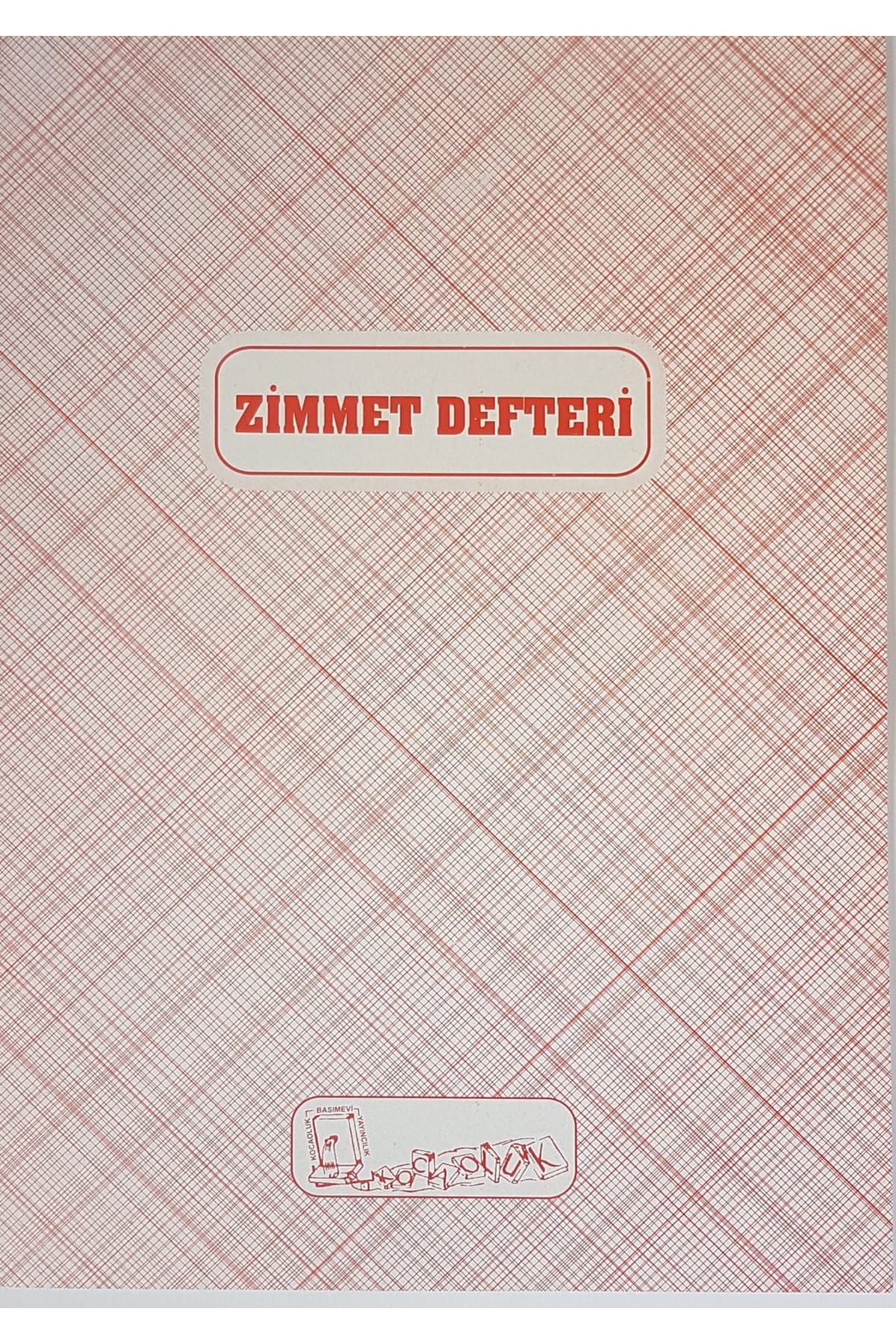 Kocaoluk Zimmet Defteri Karton Kapak