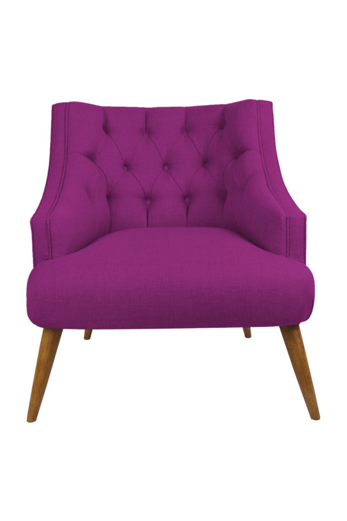 Ze10 Design Lamont Tekli Koltuk Mor