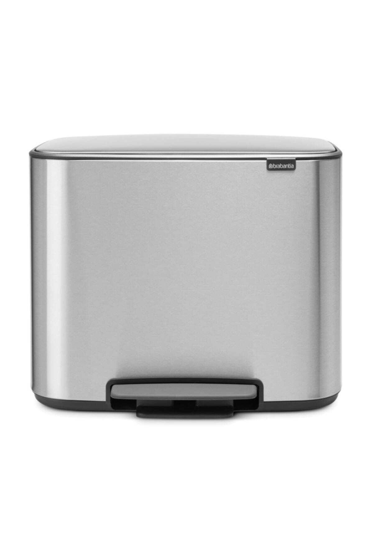 Brabantıa Bo Fpp Matt Steel Pedallı Çöp Kutusu - 36 lt