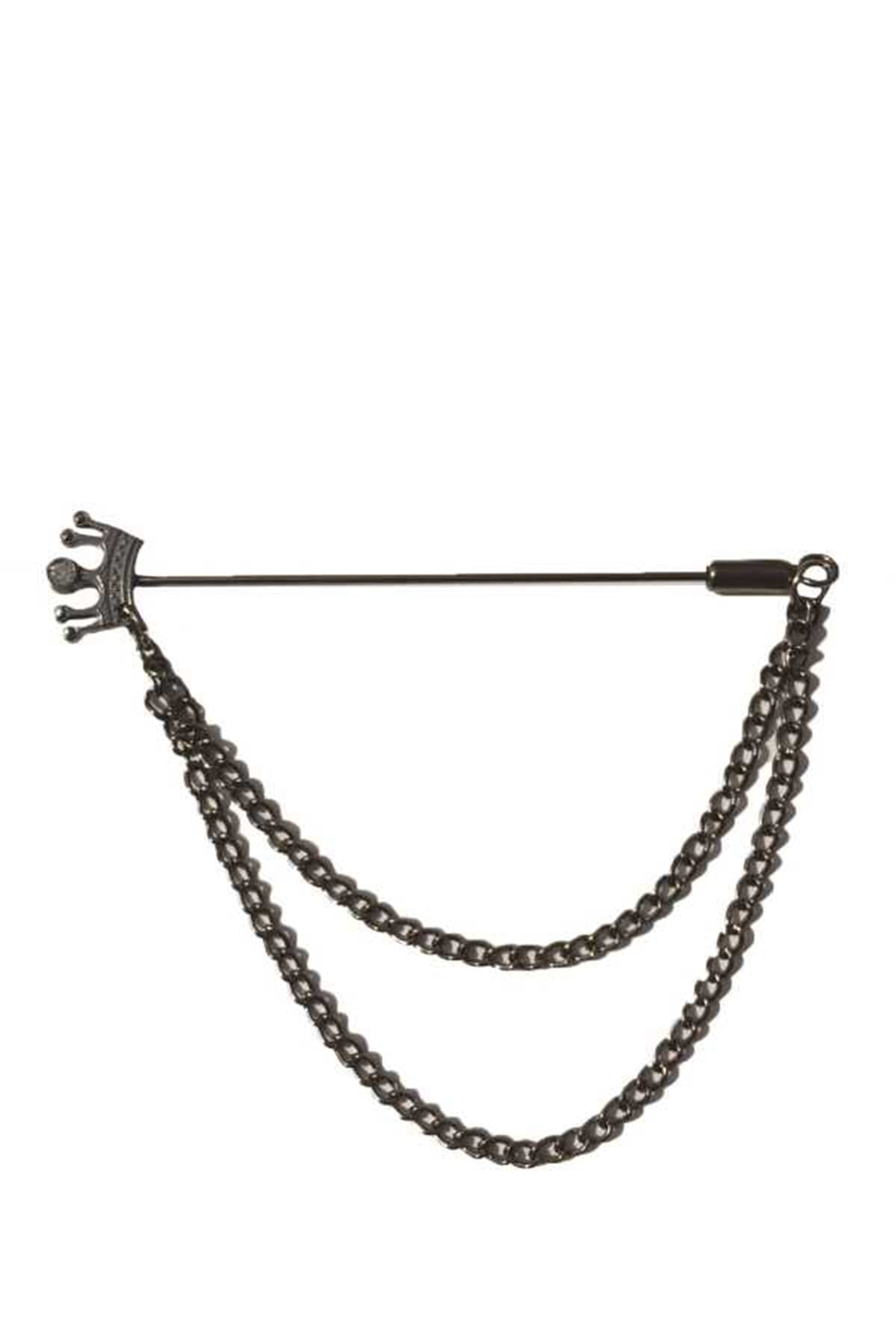 Kravatistan Taç Gömlek Yaka İğnesi