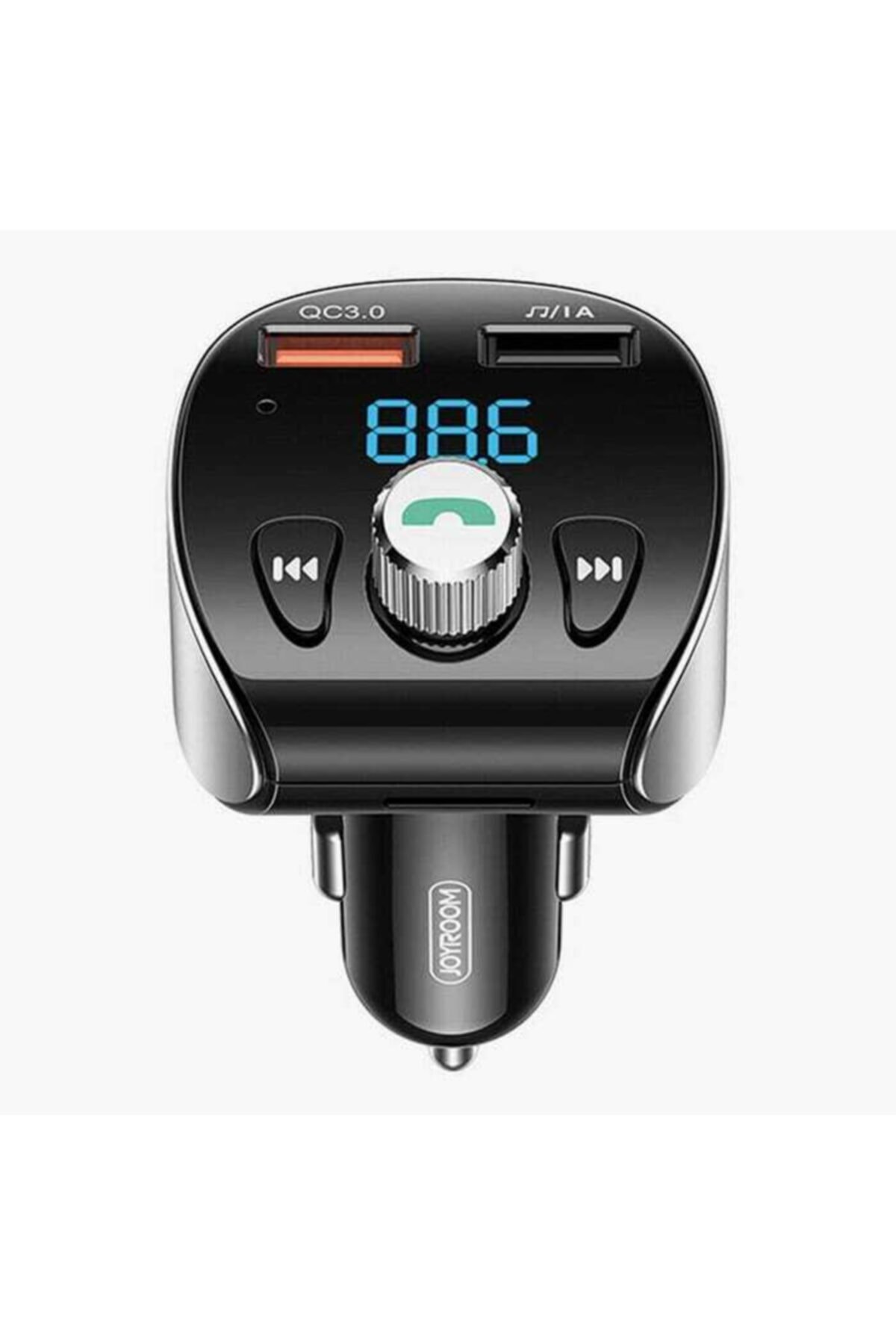 Joyroom Jr-cl02 Bluetooth Araç Kiti Fm Transmitter Usb Micro Sd - Siyah