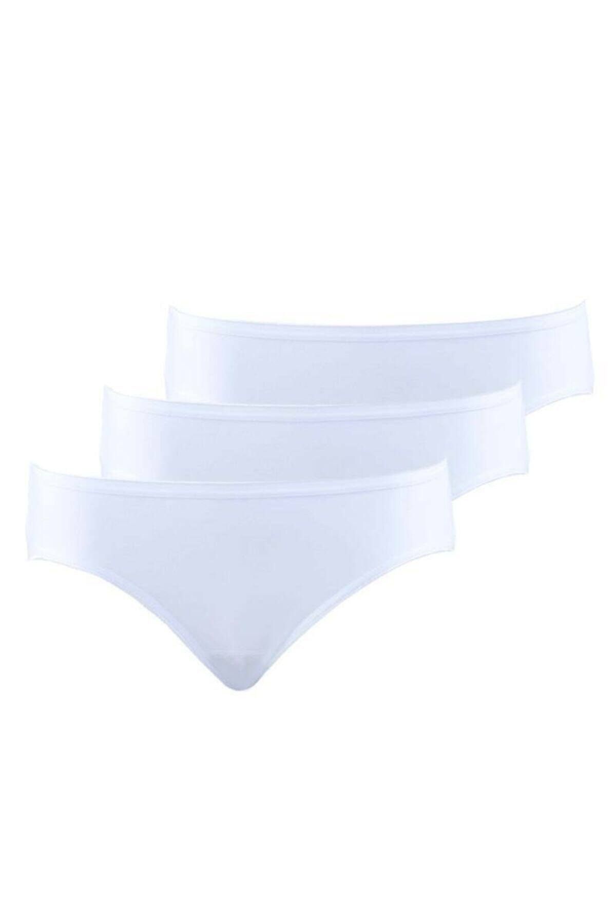 Blackspade 1575 Kadın Slip Külot 3'lü Paket Essential - Beyaz - M