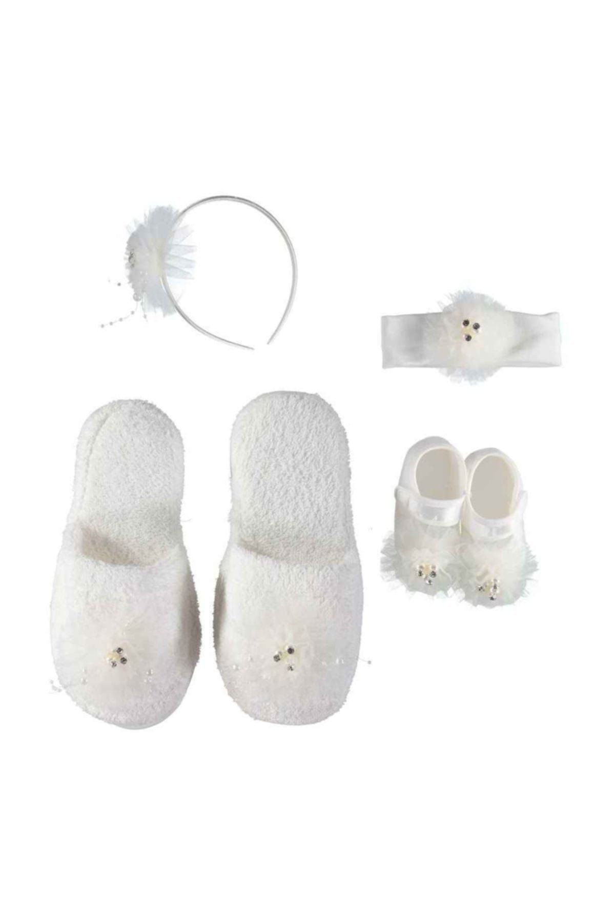 Bibaby Krem Beyaz Loğusa Takımı 72020