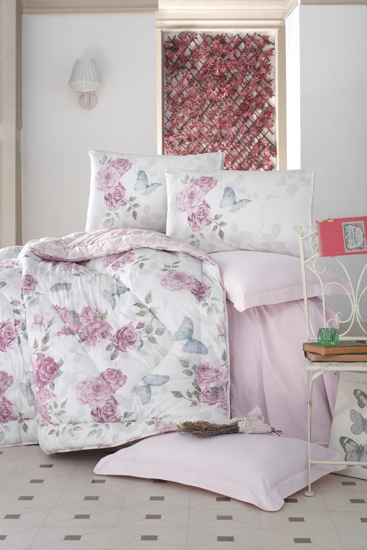 Cotton Box Ranforce Tek Kişilik Uyku Seti Rosella Pembe
