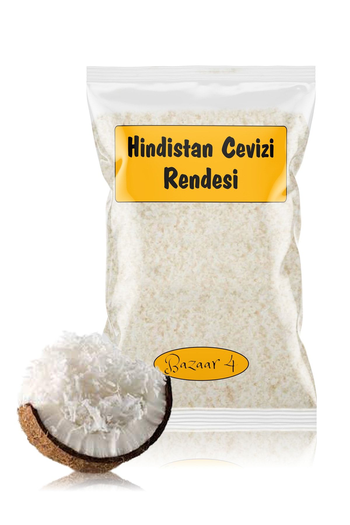 BAZAAR 4 Hindistan Cevizi Rendesi Coconut 165 Gr