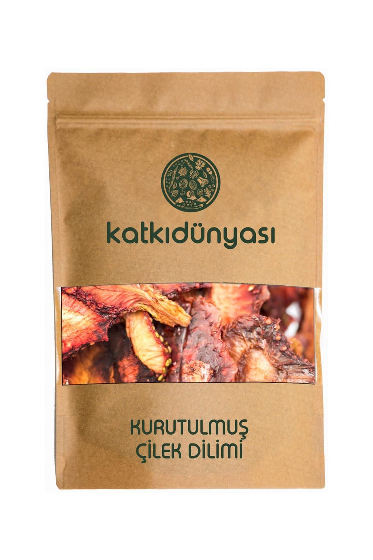 Katkı Dünyası Kurutulmuş Çilek Dilimi 1 Kg