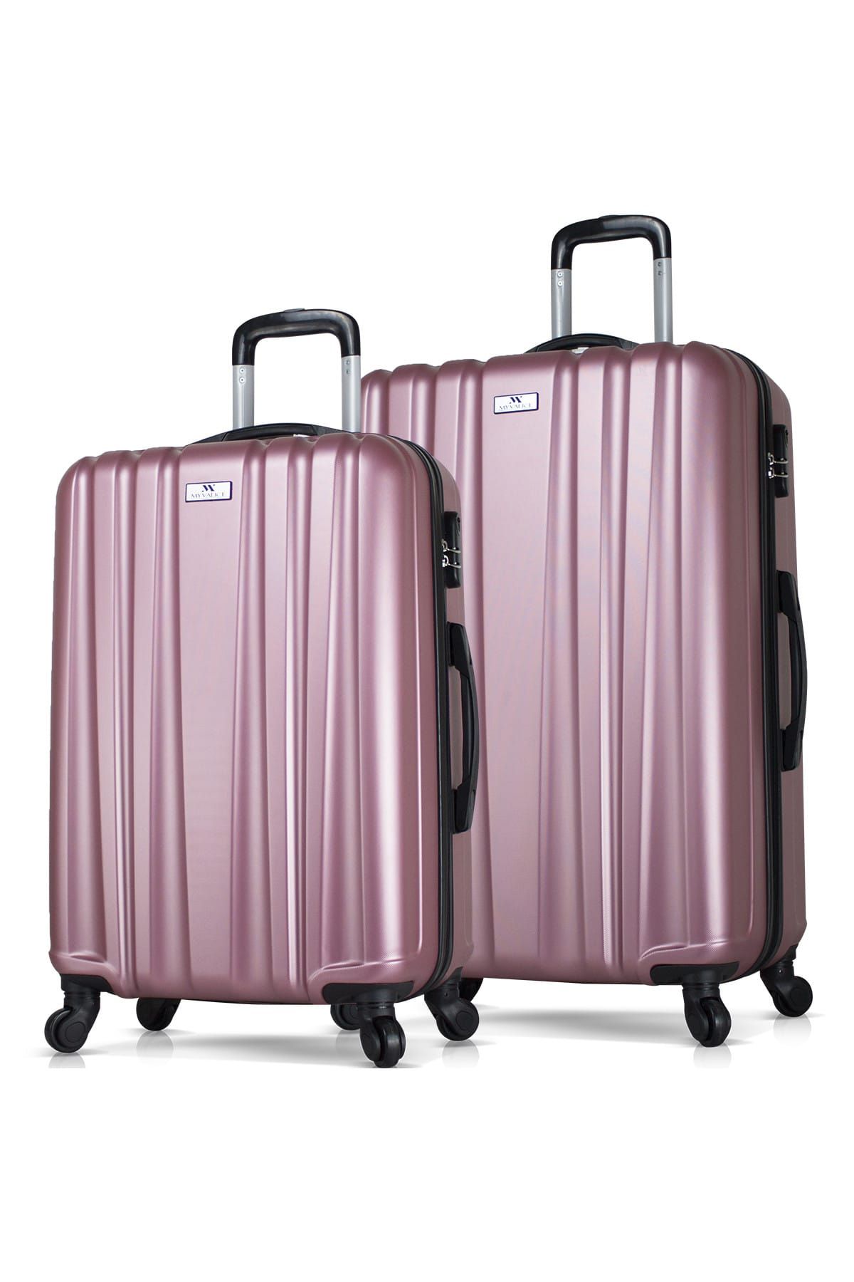 My Valice Rose Gold Unisex Expo 2'li Set ,Orta ve Büyük Boy Valiz MV3110