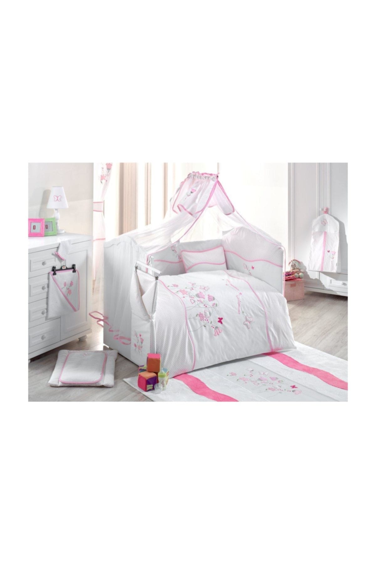 Kidboo Carina 9 Parça Bebek Uyku Seti 80x130