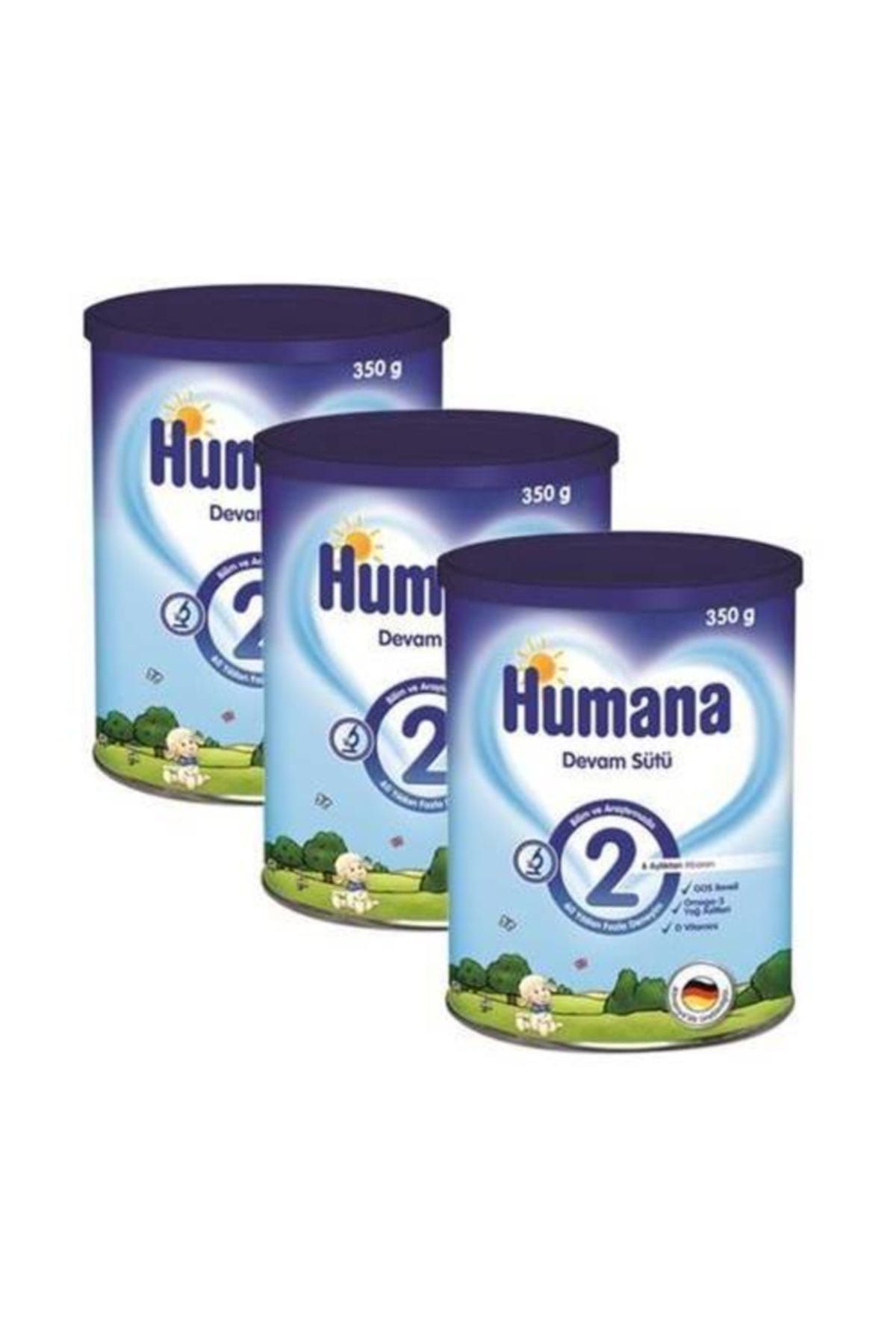 Humana 2 Devam Sütü 350 Gr 3 Adet
