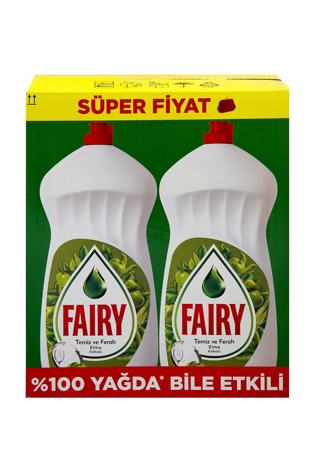 Fairy Elde Bulaşık Deterjanı  Elma 2x1350 ml