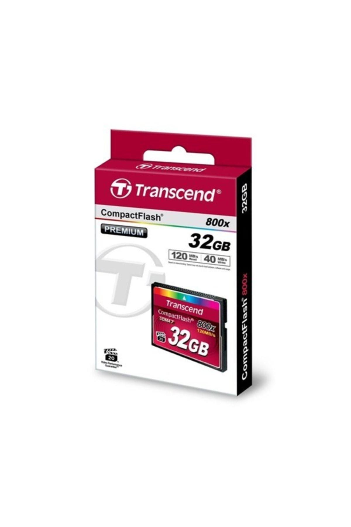 Transcend 32GB CF 800X Premium Hafıza Kartı