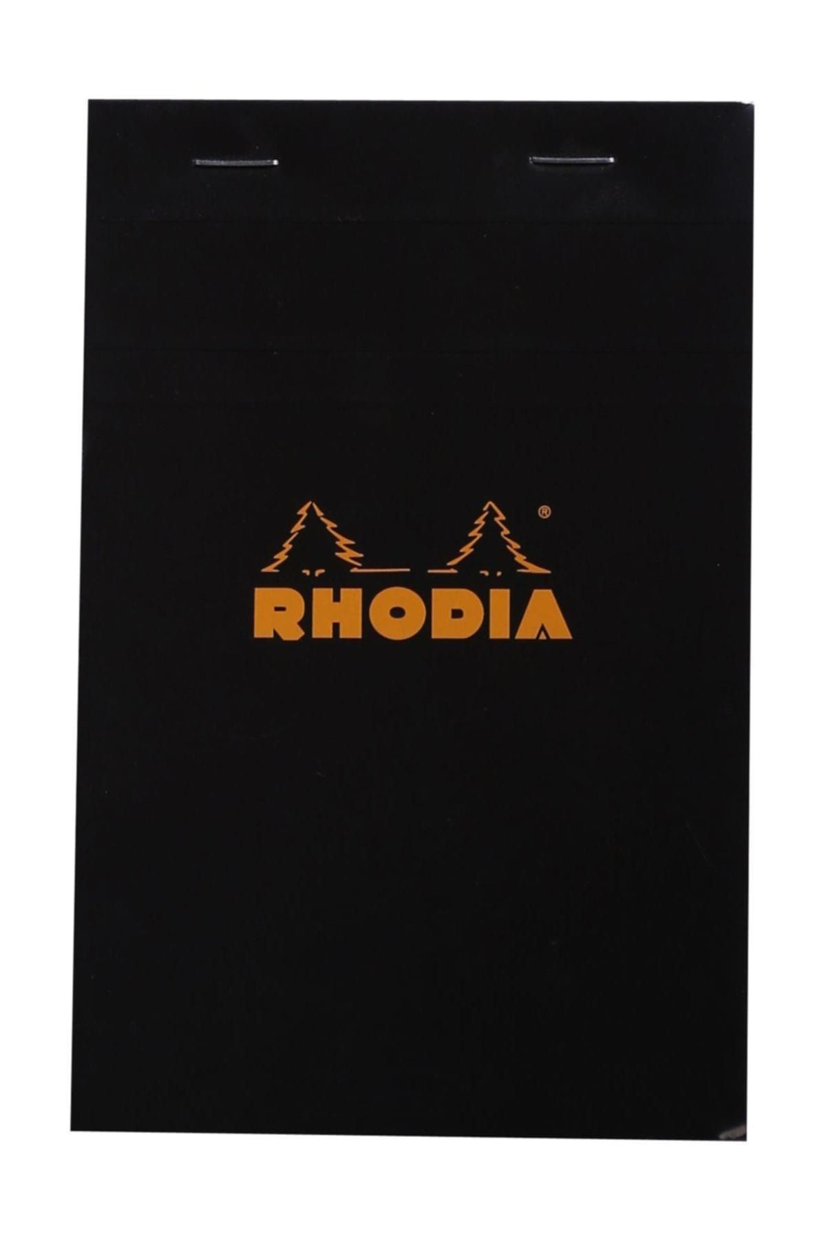 Rhodia Bsc 11 17Cm Kareli Bloknot Siyah Kpk 80Gr