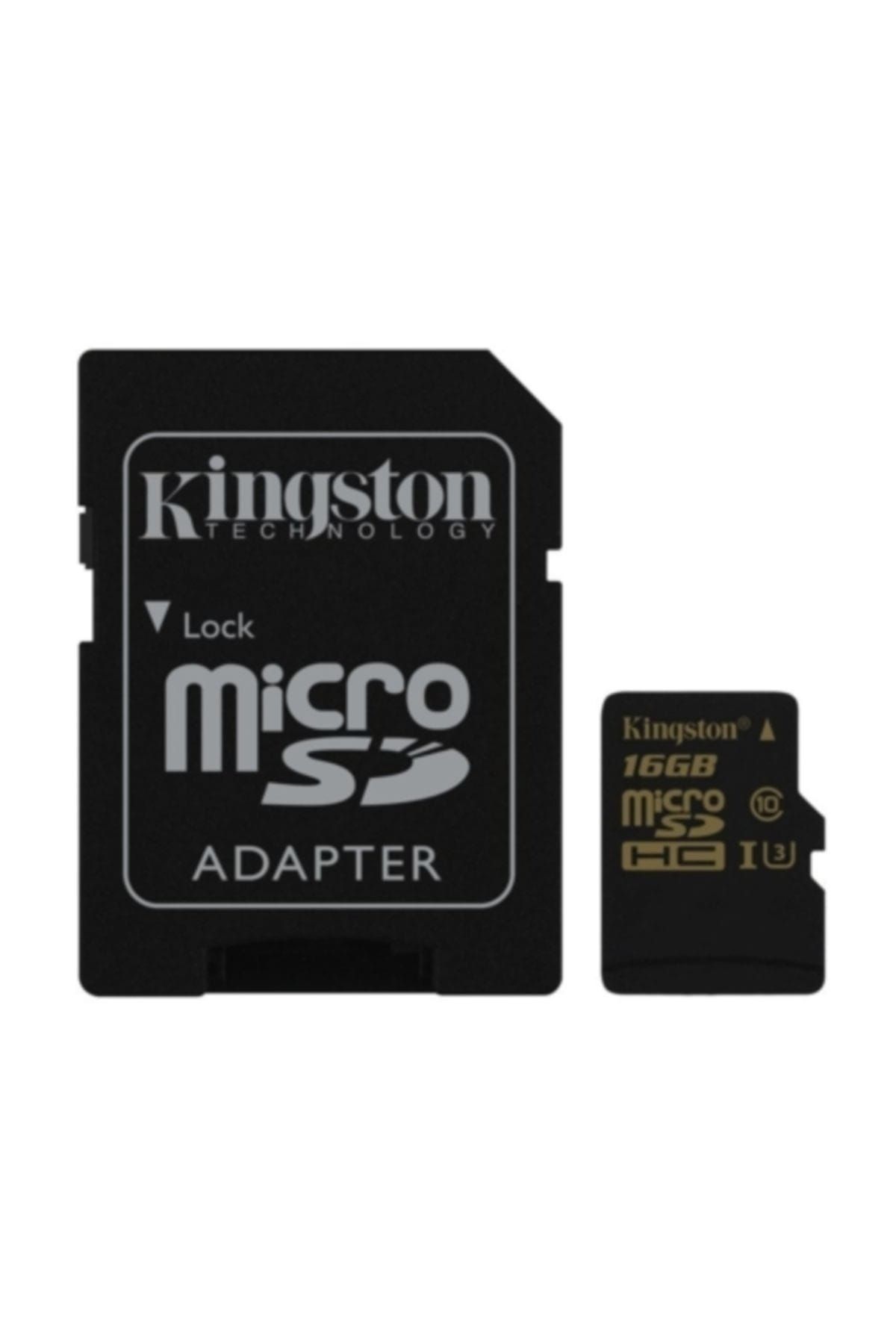 Kingston 16GB MicroSD SDHC Class 3 ( U3) UHS-I Hafıza Kartı