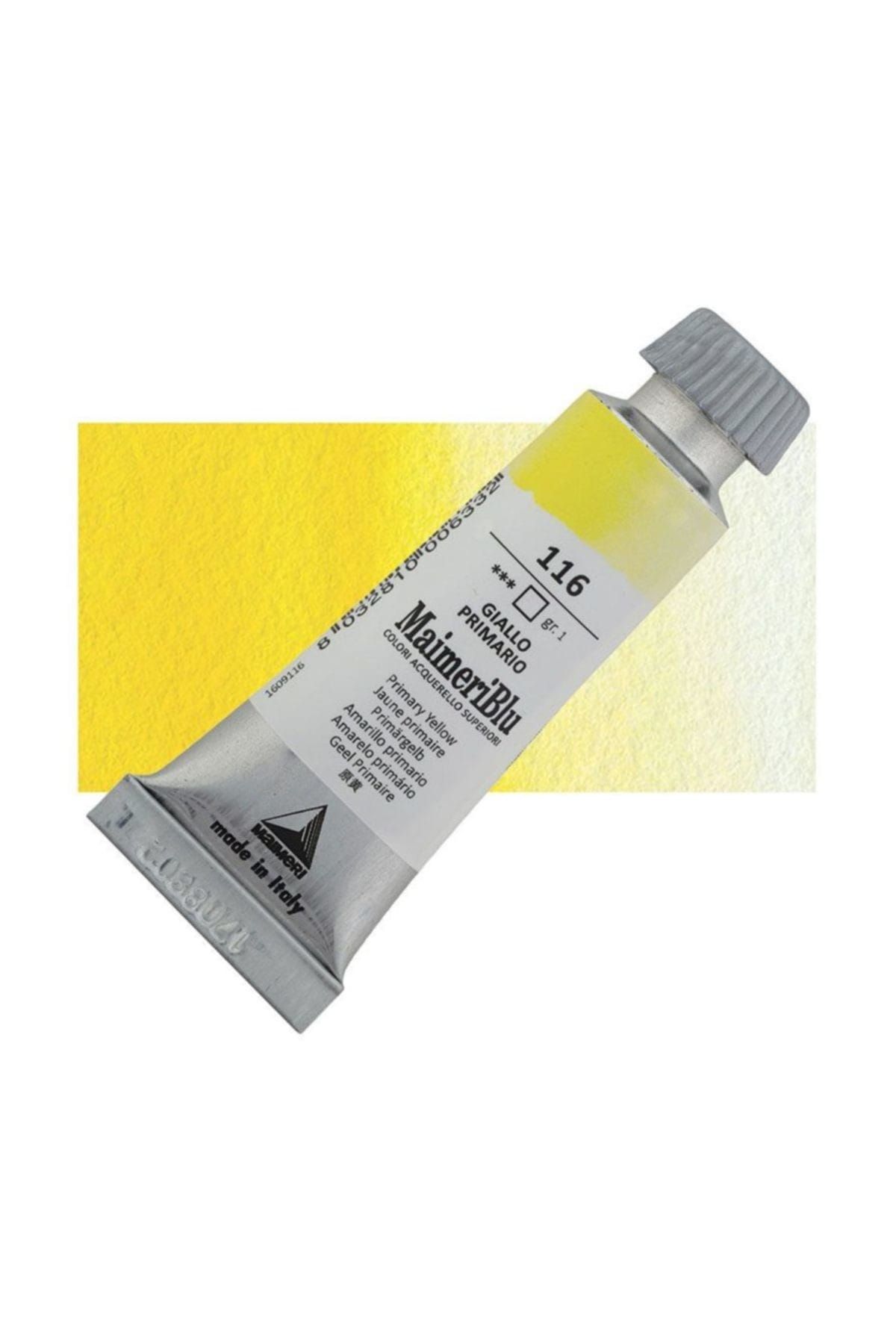 Maimeri Blu Tüp Sulu Boya 12 ml S1 No:116 Primary Yellow