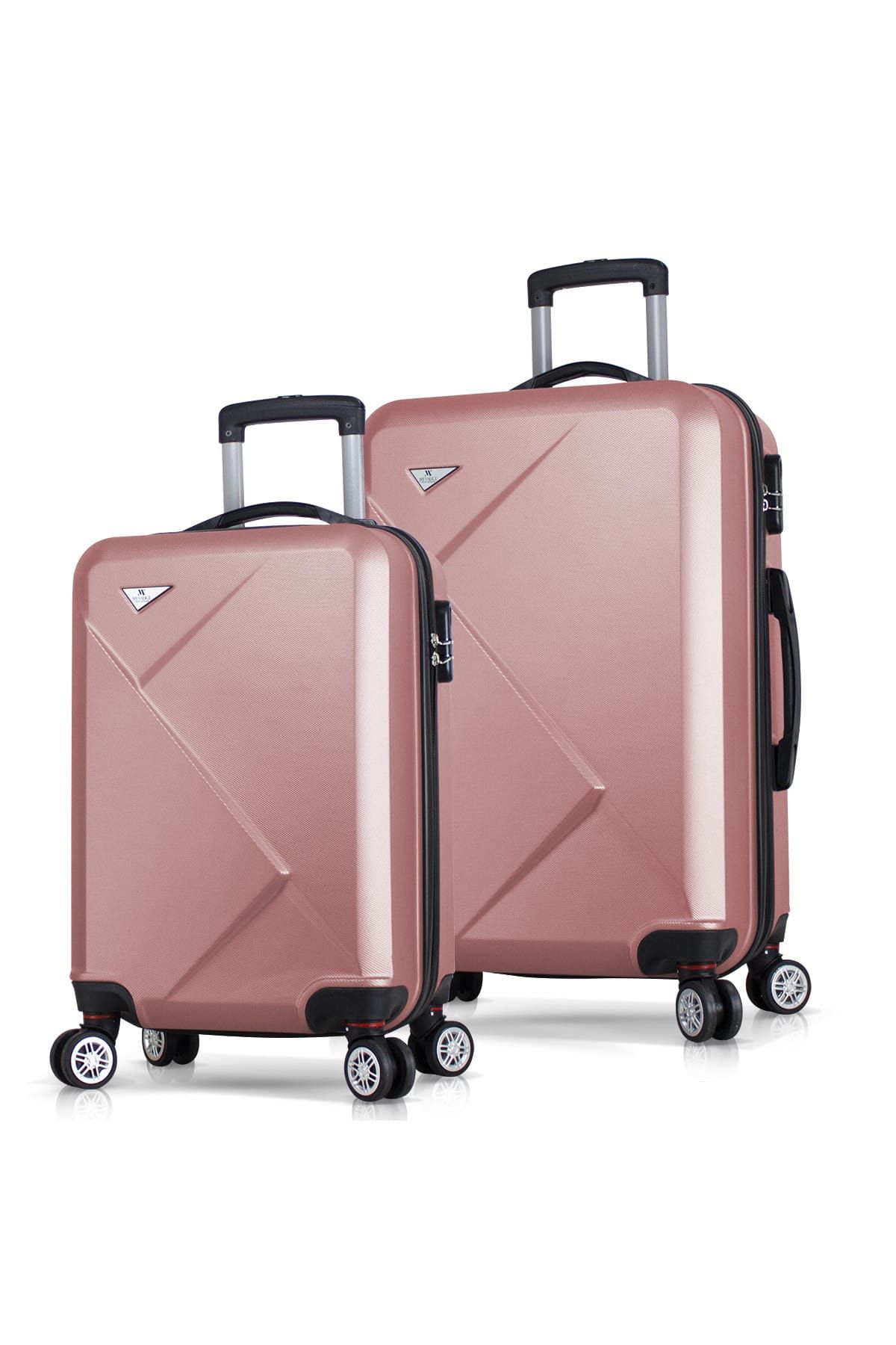 My Valice Diamond Abs Unisex 2'li Valiz Seti MV6851