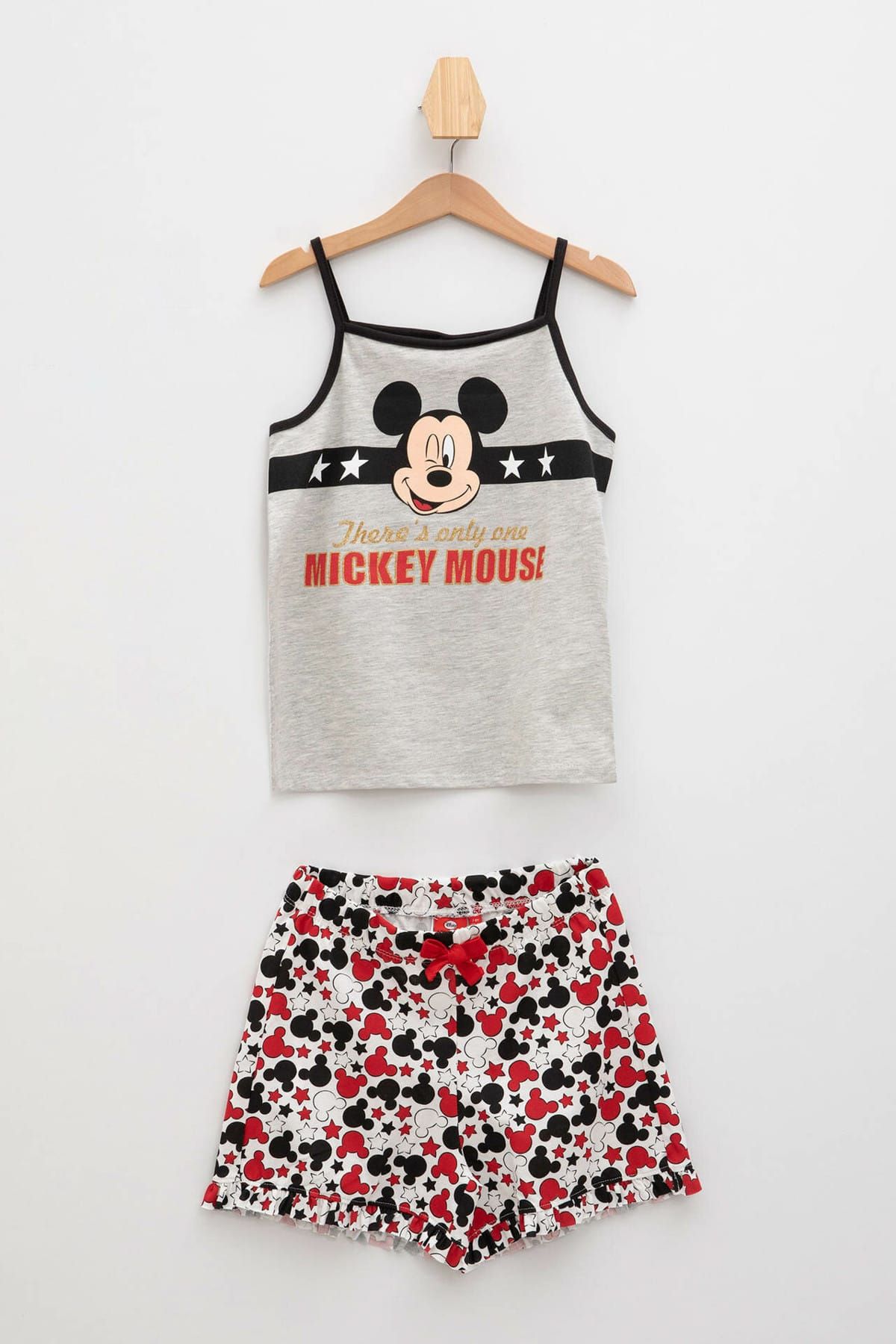 Gri Walt Disney Lisanslı Pijama Takımı
